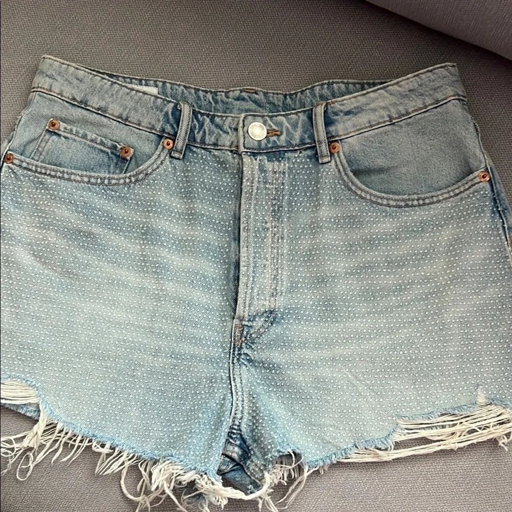 Zara Blue Denim Women's Shorts